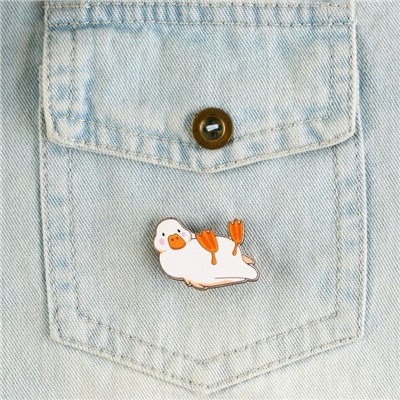 Значок деревянный «Кря», 3.3×2.3 см