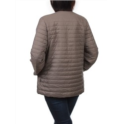K-527 GRAY BROWN Куртка демисезонная стеганая женская (70 гр. холлофайбер)