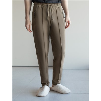 Брюки джоггеры на резинке из премиального футера двухнитки