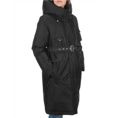 EAC293 BLACK Куртка зимняя женская (200 гр. холлофайбера)