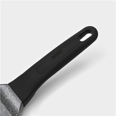 Сковорода-гриль Доляна «Моно», d=18 см, индукция, литой алюминий, чёрная