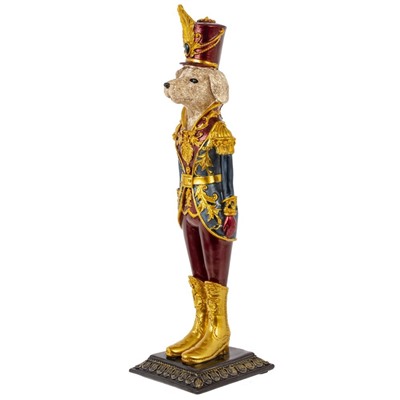 GAEM Фигурка декоративная "Солдатик-собака", L9 W9 H32 см