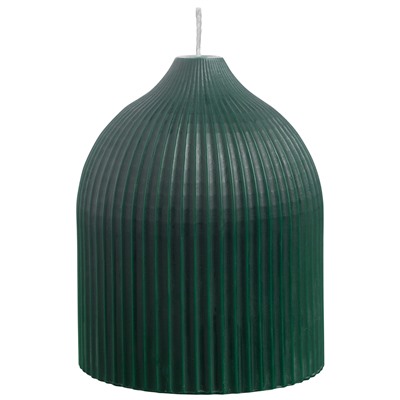 Свеча декоративная темно-зеленого цвета из коллекции Edge, 10,5см
