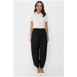 Брюки бохо (черные) Б8566