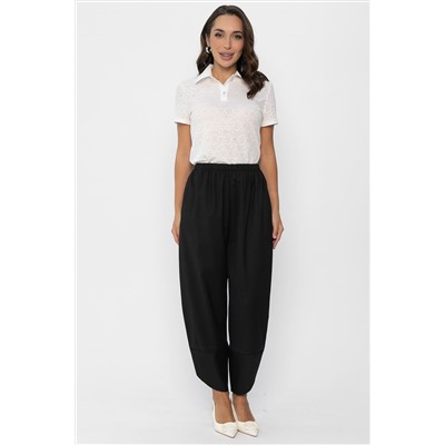 Брюки бохо (черные) Б8566