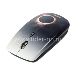 Мышь беспроводная Smartbuy 327AG принт Eclipse (черная)