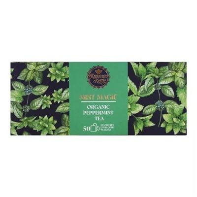 Органический чай из Мяты (50 пак, 2 г), Mint Magic Tea, произв. Karma Kettle