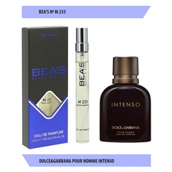 Парфюм Beas Dolce & Gabbana Intenso for men M233 10 ml, Парфюм мужской Beas M233 создан по мотивам аромата Dolce & Gabbana Intenso