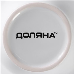 Кружка Доляна Coffee break, 300 мл, керамика, белая