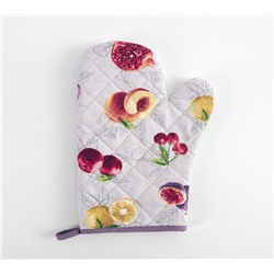 Прихватка-рукавица рогожка / Спелые фрукты 1