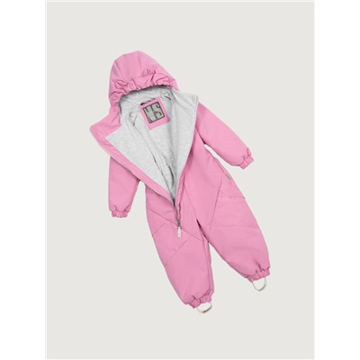 Комбинезон утеплённый для девочки NIKASTYLE 8м0125 Розовый