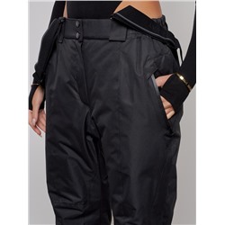 Полукомбинезон утепленный женский черного цвета 211_1Ch