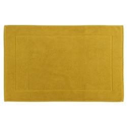 Коврик для ванной горчичного цвета из коллекции Essential, 50х80 см