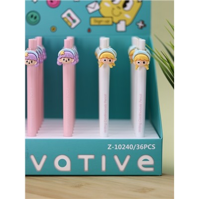 Бесконечный карандаш "Little Girl", mix, шоу-бокс 36 шт.