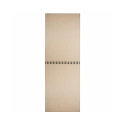 Скетчбук, крафт-бумага 80г/м2, 297х420мм, 50л, гребень, BRAUBERG ART CLASSIC, 128953