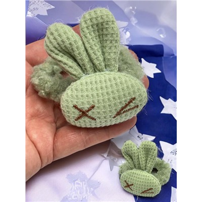 Резинка для волос меховая "Зайка" РД6 модель 1