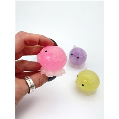 Мялка - антистресс «Octopus», mix, 1 банка, 20 шт. (12,3*13 см)