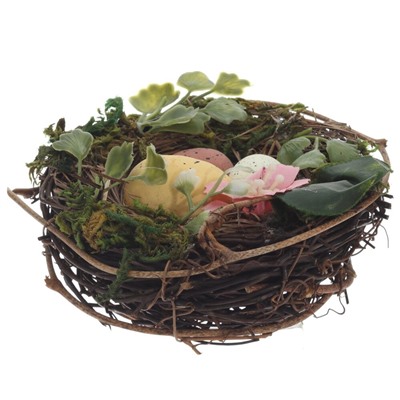 GAEM Набор из 3-х изделий декоративных "Гнездо пасхальное" (10*5), L33 W10 H5 см