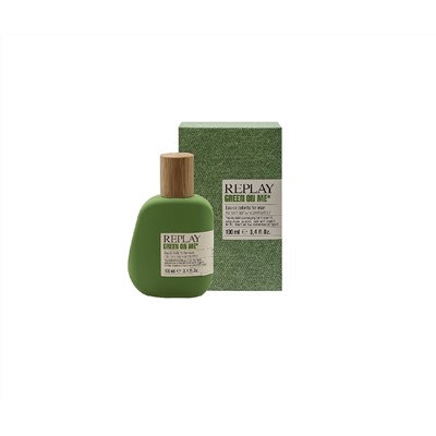 Туалетная вода Replay Green On Me 100мл муж edt тестер