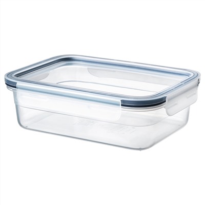IKEA 365+, Vorratsbehälter mit Deckel, rechteckig/Kunststoff,, 1.0 l