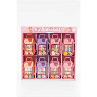 Канцелярский набор DIY в шкатулке "Suitcase", mix, шоу-бокс 16 шт.