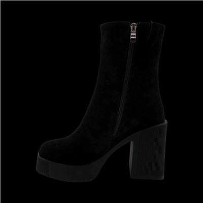 Ботинки из натуральной кожи на меху РА 20-2 черные