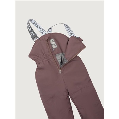 Комплект утеплённый для девочки NIKASTYLE 7м2225 Кешью шоколад