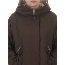 8008 BROWN Куртка демисезонная женская (100 гр. холлофайбер)
