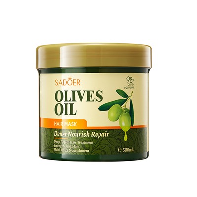 Маска для волос с маслом оливы SADOER Olives Oil Hair Mask, 500 мл