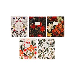 Тетрадь 48л кл BLOOM FLOWERS, МИКС
