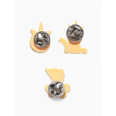 Набор значков (3 шт.) «Единороги» милые, форма МИКС, цветные