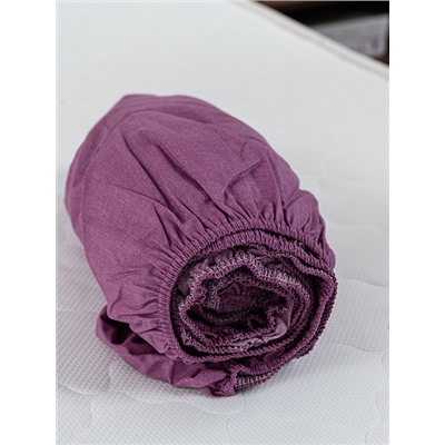 Постельное белье поплин Иваново (без пододеяльника) / Фуксия