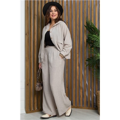 Костюм Луговые цветы (бежевый) К13786-18М