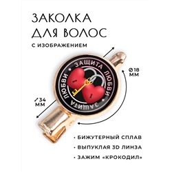 HZF-0038 Заколка Защита любви