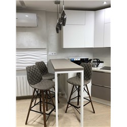 Стул барный SHT-ST29-C12/S80
                        коричневый сахар / темный орех / черный муар