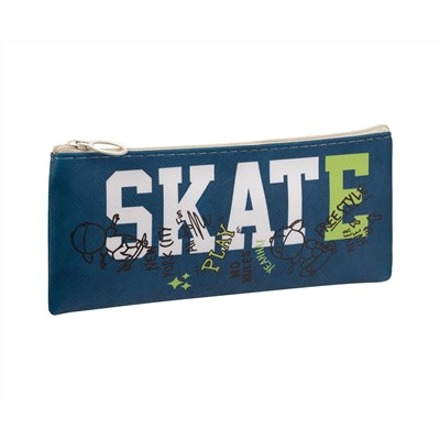Пенал мягкий 200*100 MESHU "Skate", искусственная кожа