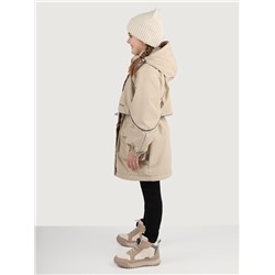 Парка утеплённая для девочки NIKASTYLE 5м3425 Латте