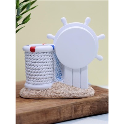 Ночник - подставка для канцелярских принадлежностей «Marine musician», white