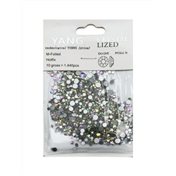 Nail Art Стразы для декора ногтей, микс (6#,8#,10#,12#,16#,20#), перламутр, 1440 шт./уп.