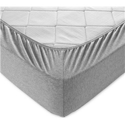 Простыня на резинке Эрл грей меланж Текс-Дизайн