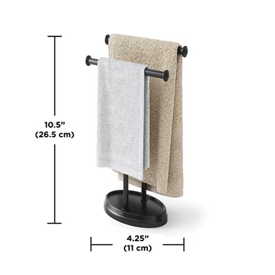 Держатель для полотенец Palm, черный