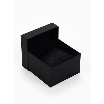 Коробочка подарочная для часов, 9×8.5×5 см, вставка чёрная, чёрная