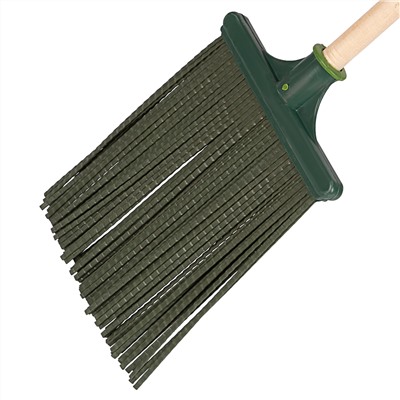 Метла полипропиленовая, 230 х 250 х 1490 мм, плоская, деревянный черенок, Сибртех
