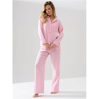 Женская пижама "Муслин" 2403-Мус / Розовый