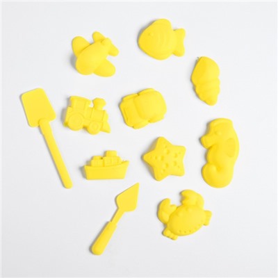 Формочки для лепки, 9 шт., 2 инструмента, МИКС