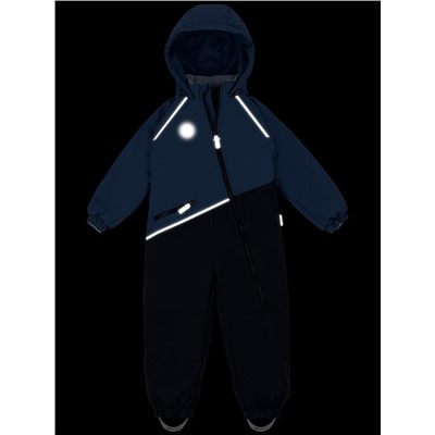 Комбинезон утепленный для мальчика NIKASTYLE 8м1524 джинс графит Nikastyle