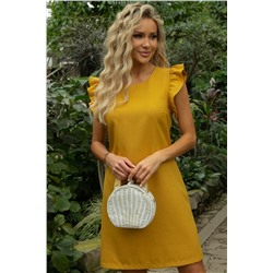 Платье Романтика (горчица) П13469-19М