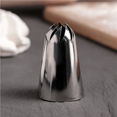 Насадка кондитерская KONFINETTA, d=3 см, выход d=1.7 см, нержавеющая сталь