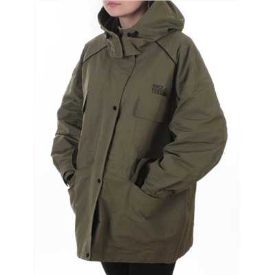 3092 GREEN Куртка демисезонная женская (100 гр. холлофайбер)