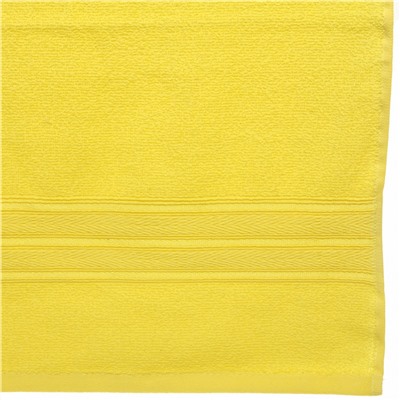 Полотенце махровое 70*120см "Comfort" цвет желтый 01040 плотность 300гр/м2